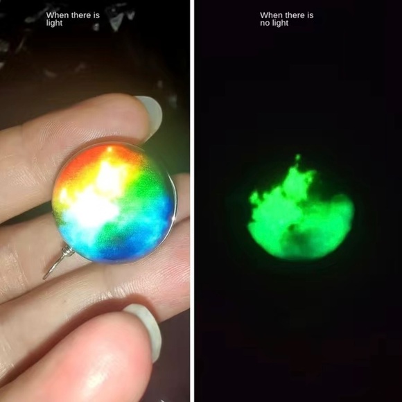 Fantasy Cosmic Starry Night Necklace - Picture 2 of 2